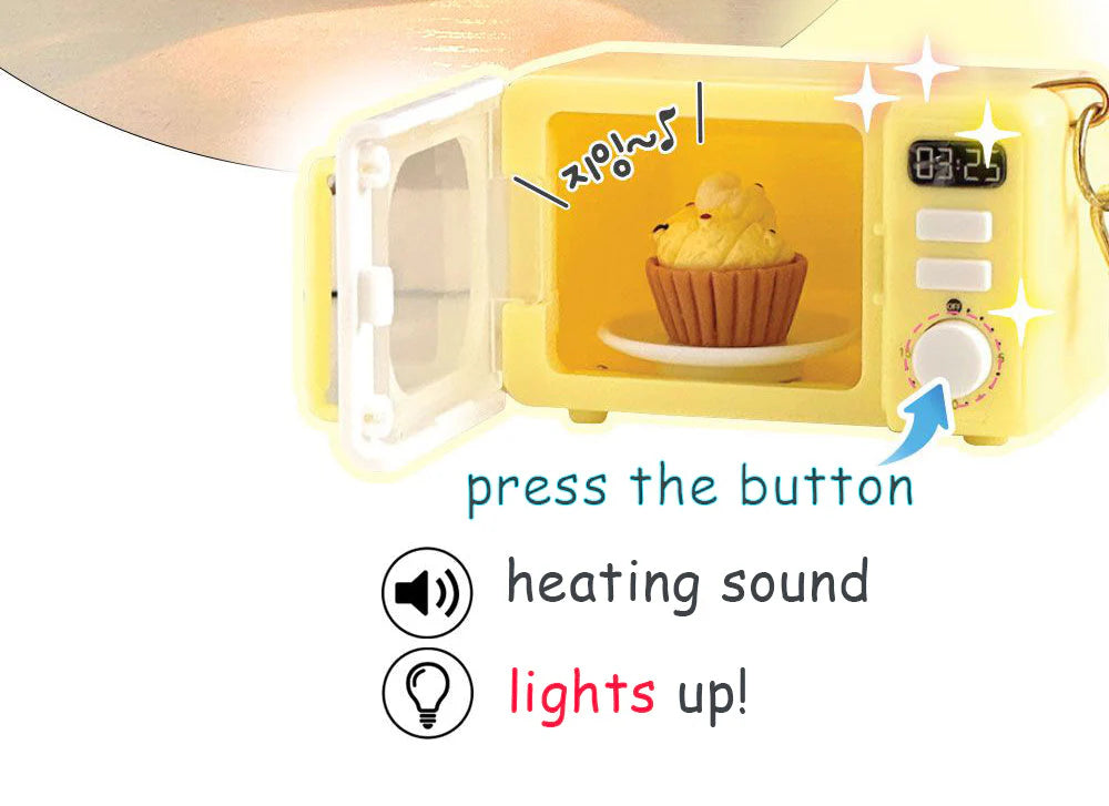Mini Microwave Oven Keychain with Light & Sound – Limited Edition Cute Pocket Accessory