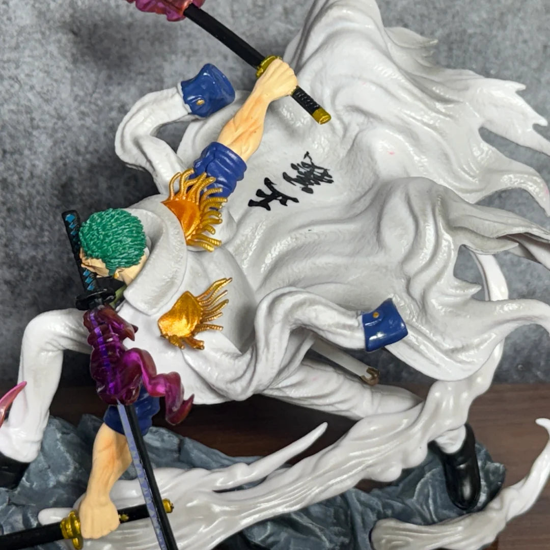 Roronoa Zoro Three-Sword Style Marine Admiral Suit Premium PVC Action Figure – One Piece Collectible Anime Statue