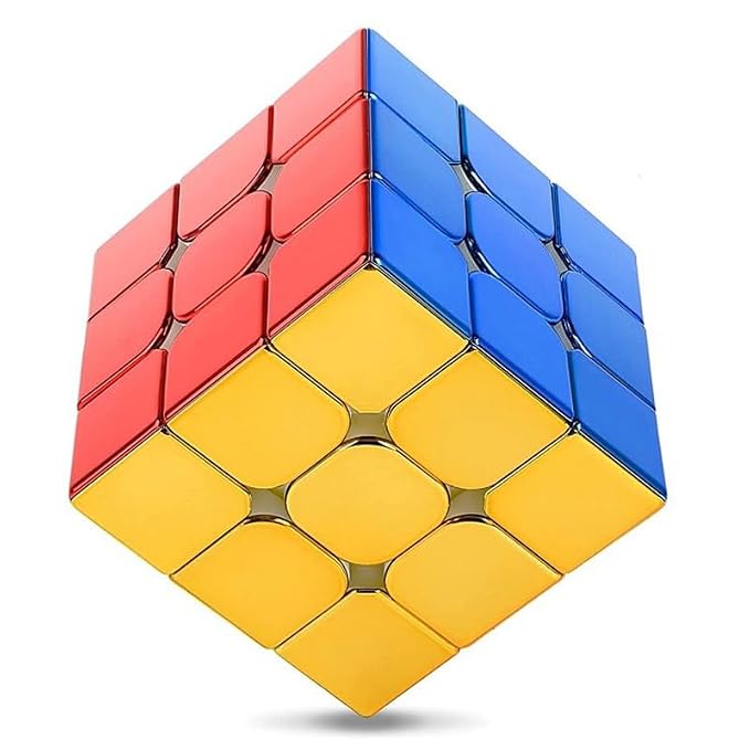 HAWKISTER ShengShou Legend 3×3 M Magnetic Metallic Plated Mirror Reflective Stickerless Speed Cube for Kids