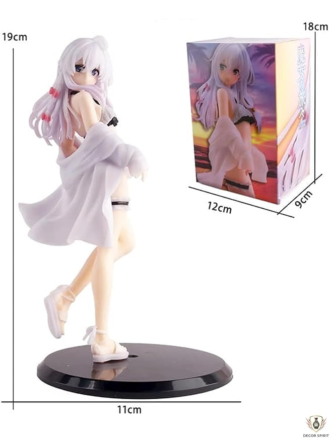 Wandering Witch: The Journey of Elaina Elegant Turning Pose Figure – 19cm Anime Collectible