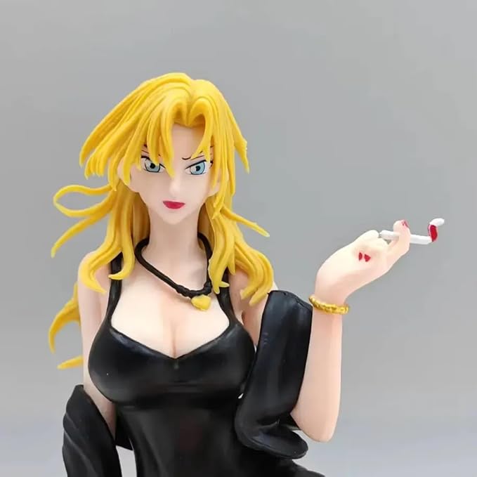 Detective Conan Vermouth (Belmod) Smoking Sitting Pose Figure – 15cm Anime Collectible