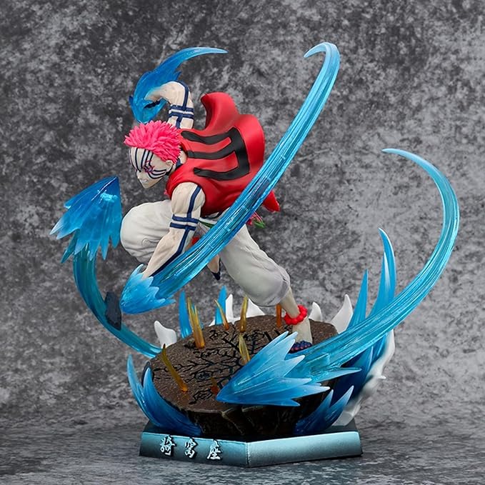 Akaza Upper Moon Three LED Action Figure 26cm – Demon Slayer Premium Anime Collectible Statue