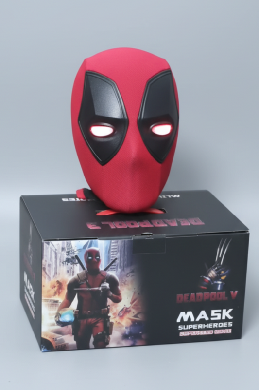 Deadpool Mask with Touch Light Control – Wearable Cosplay Collector Edition (Limited Edition)