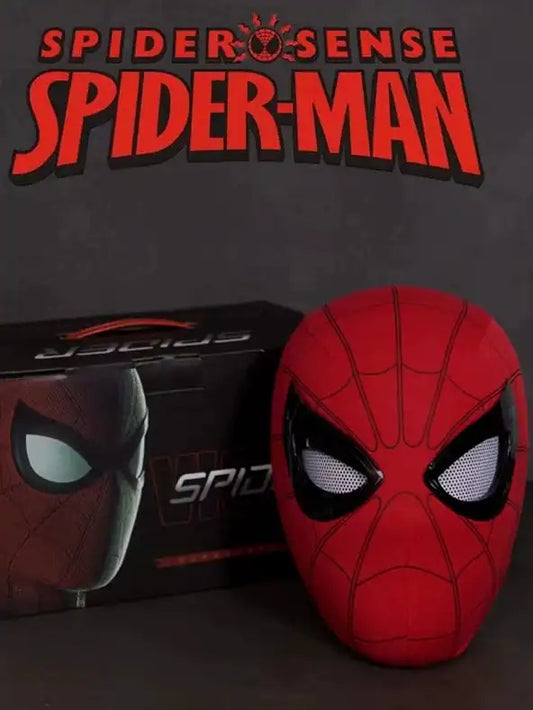 Premium Web Hero spider man Mask with Animated Eyes & Moving Jaw | Cosplay Collector Edition