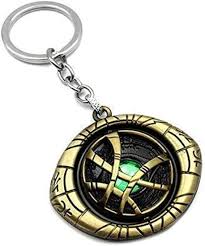Shopster Doctor Strange Metal Revolving Keychain Set – Pack of 5 Premium Spinner Key Rings for Bags, Bikes & Car Keys