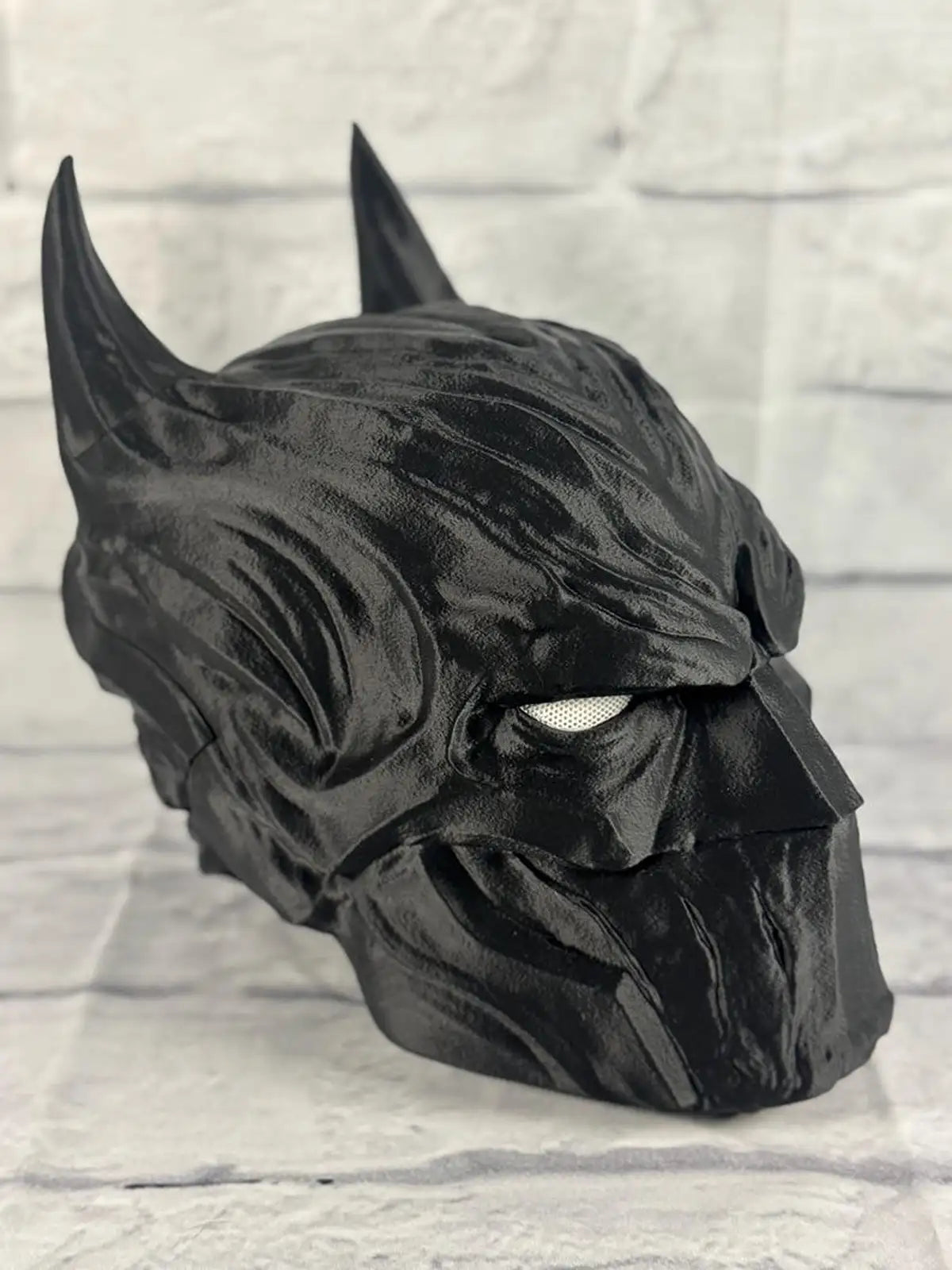 Black Bat Knight Mask – Full Headpiece Wearable Cosplay Collector Edition (Limited Edition)