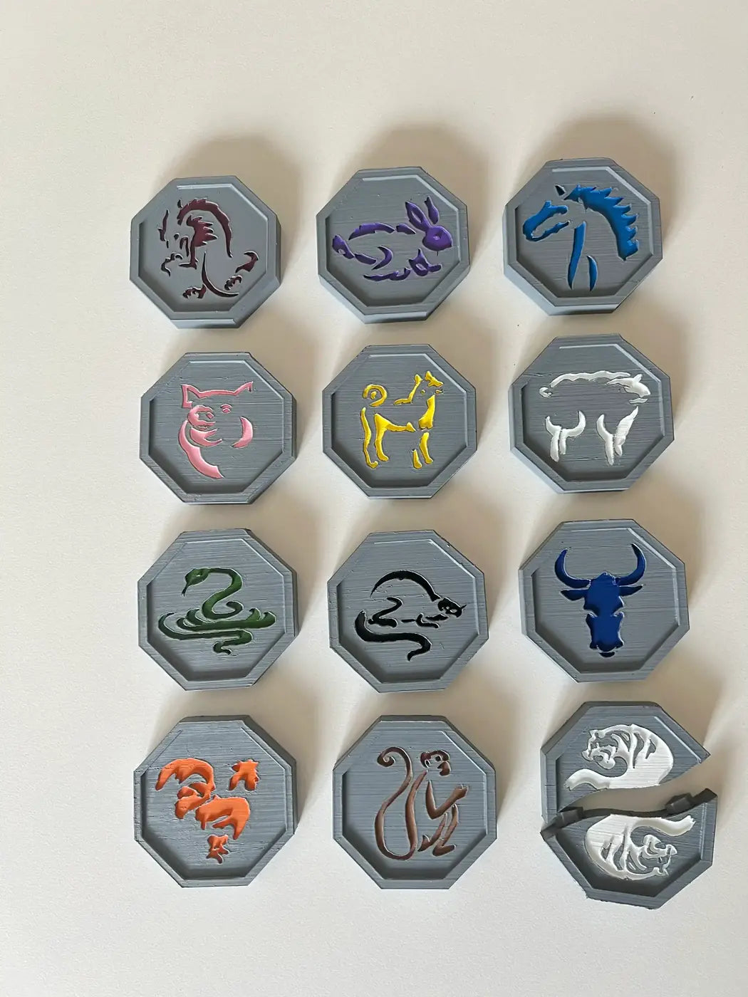 Magnetic Zodiac Talisman Stone Set – Premium Collectible Edition