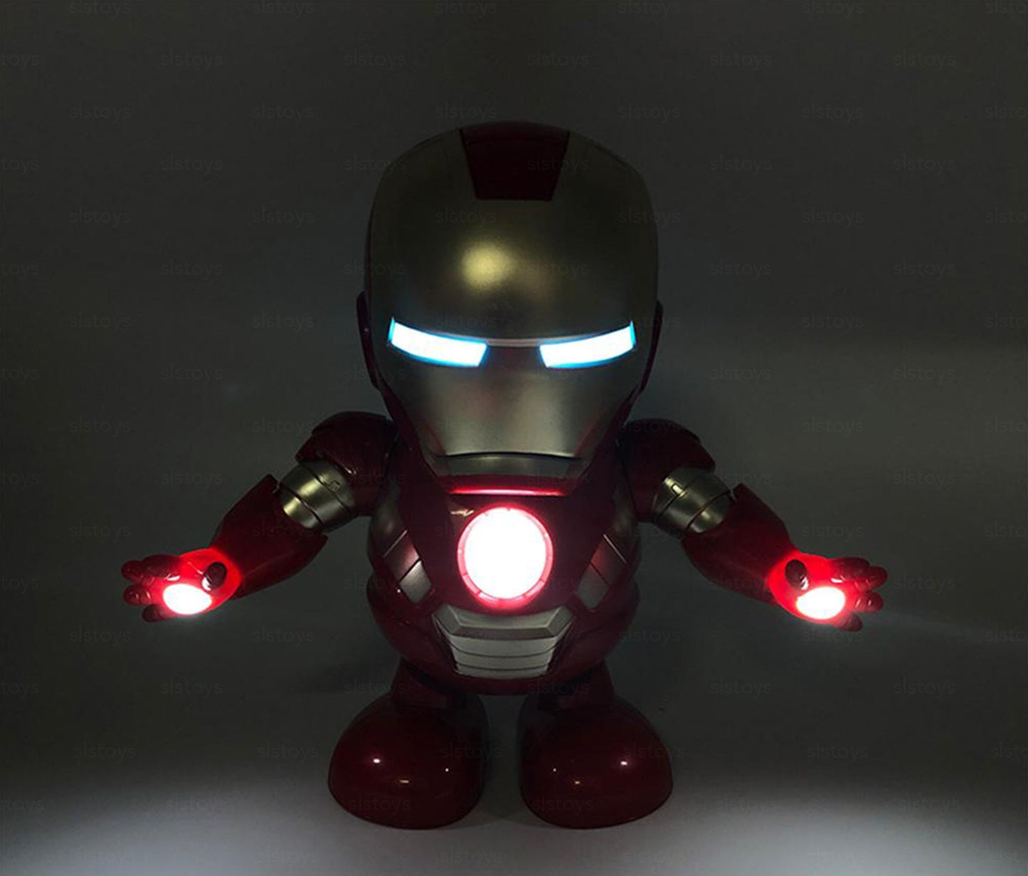 Dancing Iron Man Action Figure Toy with Lights & Sounds – Interactive Superhero Toy | AnimeLegacy