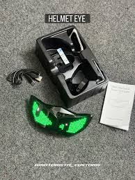 Smart App-Controlled Helmet LED Light – Rechargeable Safety Signal Light for Riders