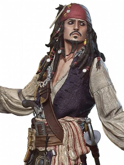Pirates of the Caribbean Jack Sparrow Resin Statue – 1/6 Scale Premium Collector Figure