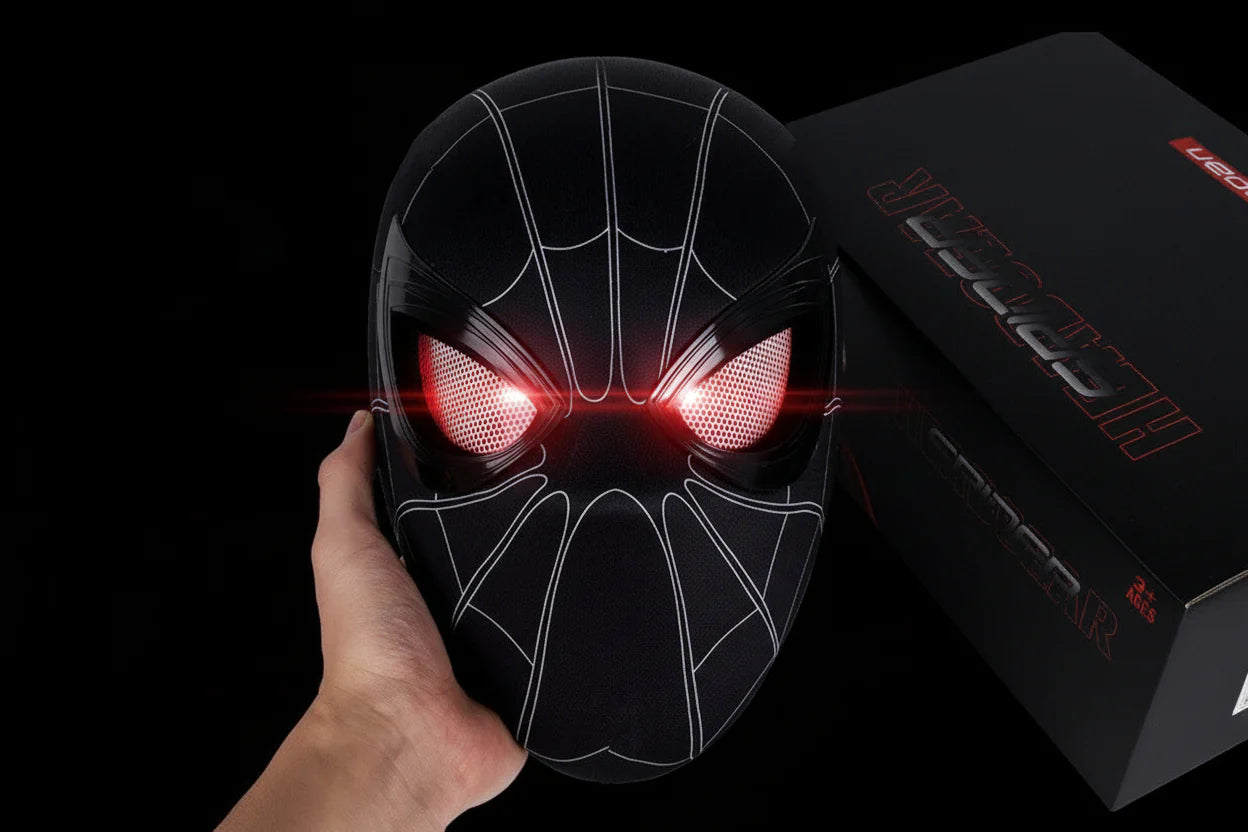 The Amazing Spider-Man Mask with Blinking Movable Eyes – Wearable Cosplay Collector Edition (Limited Edition)
