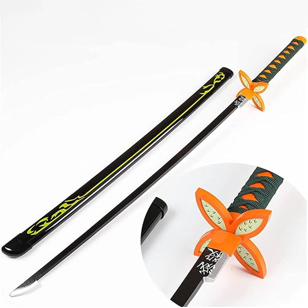 Demon Slayer Shinobu Kocho Wooden Katana – 104cm Anime Cosplay Sword