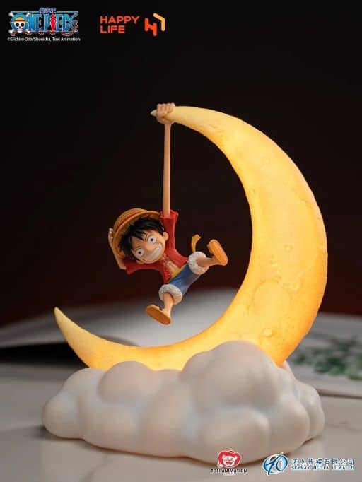 Luffy Floating Magnetic Moon Lamp | One Piece Premium Collector Light ✨