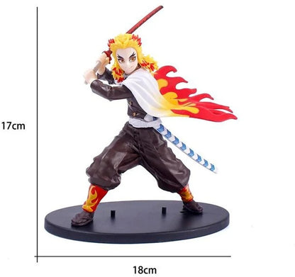 Kyojuro Rengoku Attack Pose Figure – Premium Demon Slayer Collectible Statue