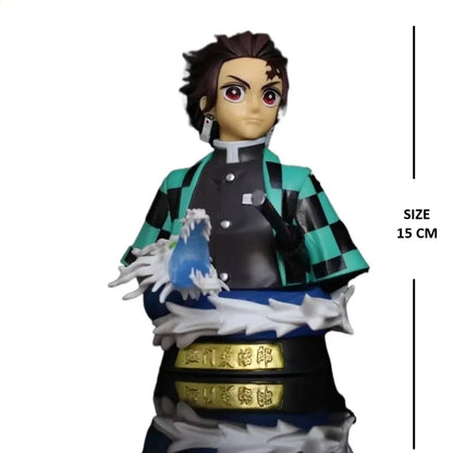 Tanjiro Kamado LED Battle Figure – 15cm Premium Demon Slayer Collectible Statue