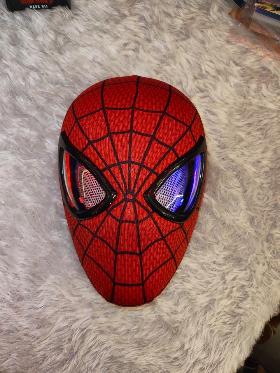 Premium Animated Eye & Jaw Motion Hero Mask with LED Effects | Wearable Cosplay Edition