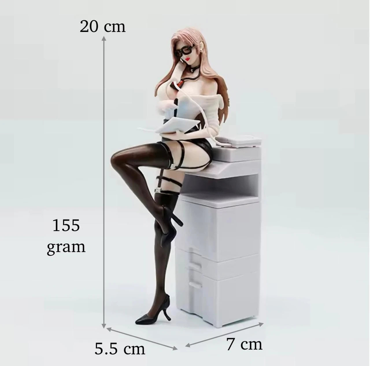 Mubco Personal Secretary Anime Figure – Cute Desktop Collectible Statue & Gift