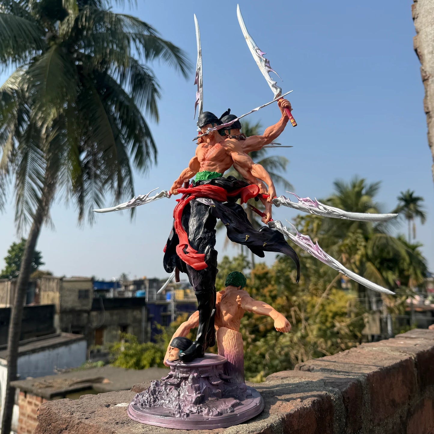 One Piece Roronoa Zoro Asura Form Nine-Sword Style Limited Edition Action Figure – 52cm Premium PVC Collectible Statue | Epic Anime Display Figure