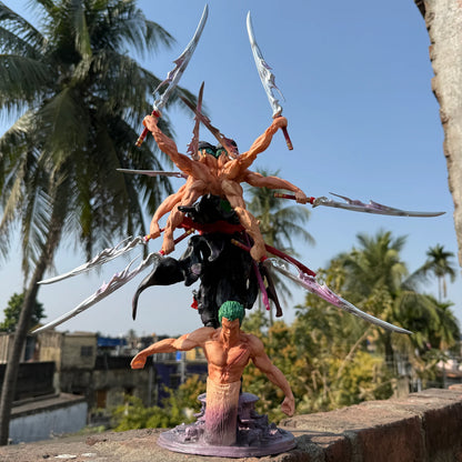 One Piece Roronoa Zoro Asura Form Nine-Sword Style Limited Edition Action Figure – 52cm Premium PVC Collectible Statue | Epic Anime Display Figure