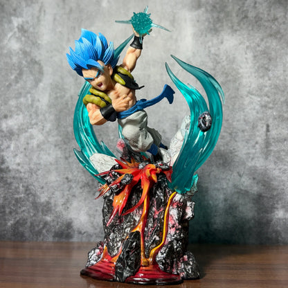 Dragon Ball Super Saiyan Blue Gogeta Limited Edition Action Figure – 20cm Premium PVC Collectible Statue | Dragon Ball Super Anime Display Figure