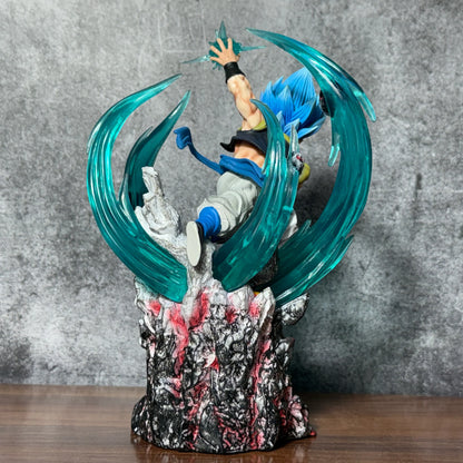 Dragon Ball Super Saiyan Blue Gogeta Limited Edition Action Figure – 20cm Premium PVC Collectible Statue | Dragon Ball Super Anime Display Figure