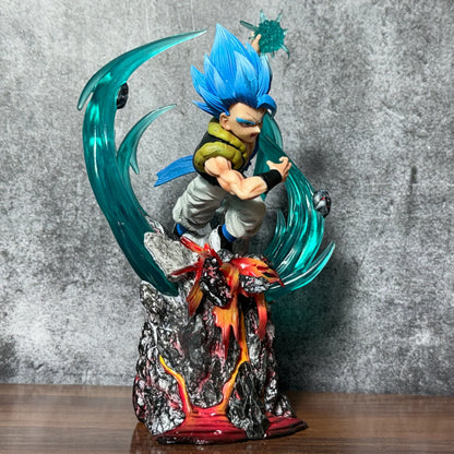 Dragon Ball Super Saiyan Blue Gogeta Limited Edition Action Figure – 20cm Premium PVC Collectible Statue | Dragon Ball Super Anime Display Figure