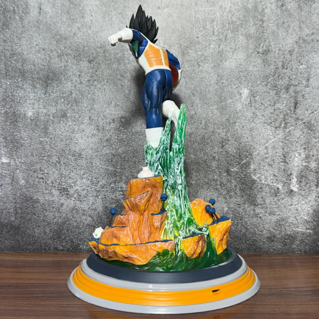 Dragon Ball Z Vegeta Namek Saga LED Battle Attack Action Figure – 25cm Premium PVC Collectible Statue with Light-Up Base