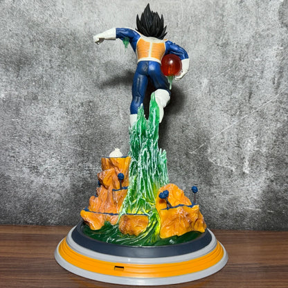 Dragon Ball Z Vegeta Namek Saga LED Battle Attack Action Figure – 25cm Premium PVC Collectible Statue with Light-Up Base