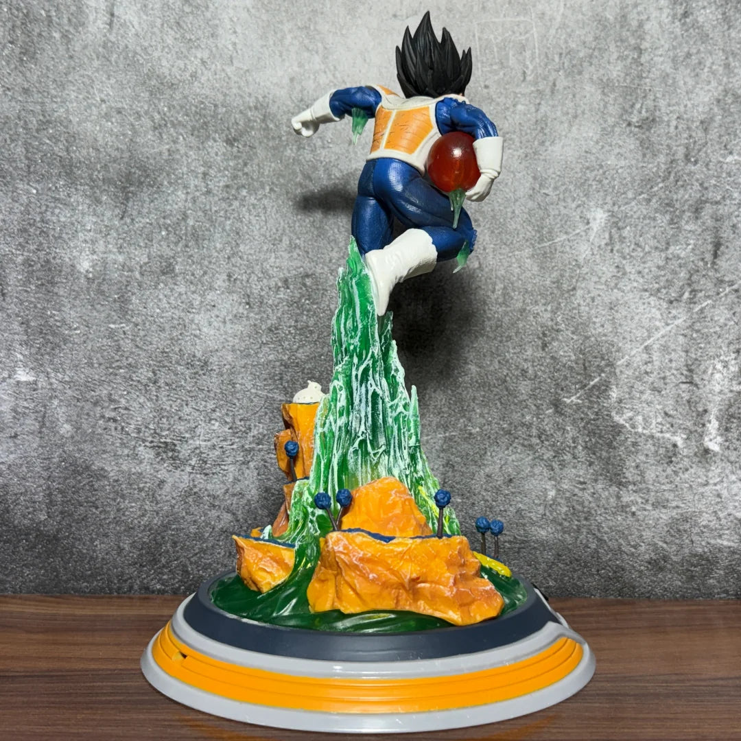 Dragon Ball Z Vegeta Namek Saga LED Battle Attack Action Figure – 25cm Premium PVC Collectible Statue with Light-Up Base