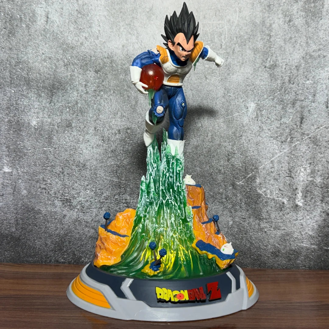 Dragon Ball Z Vegeta Namek Saga LED Battle Attack Action Figure – 25cm Premium PVC Collectible Statue with Light-Up Base