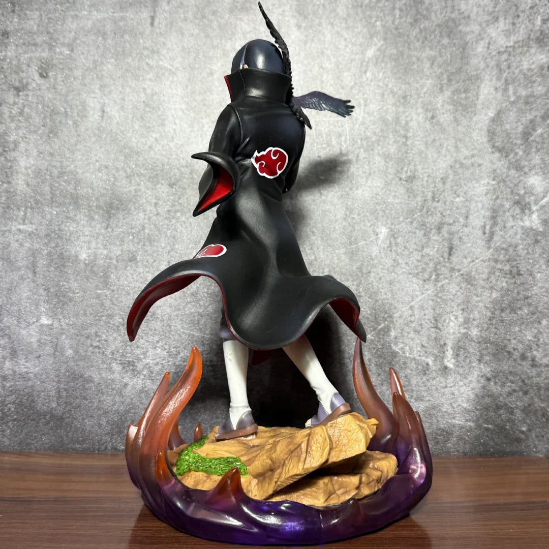 Naruto Shippuden Itachi Uchiha Akatsuki Crow Summoning Statue – 30cm Limited Edition Premium PVC Action Figure Collectible