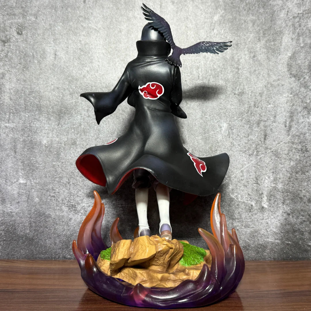 Naruto Shippuden Itachi Uchiha Akatsuki Crow Summoning Statue – 30cm Limited Edition Premium PVC Action Figure Collectible
