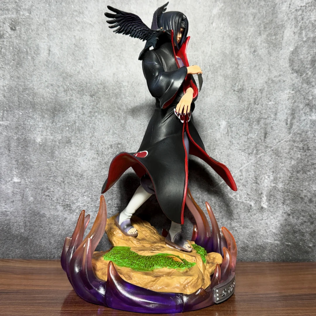 Naruto Shippuden Itachi Uchiha Akatsuki Crow Summoning Statue – 30cm Limited Edition Premium PVC Action Figure Collectible