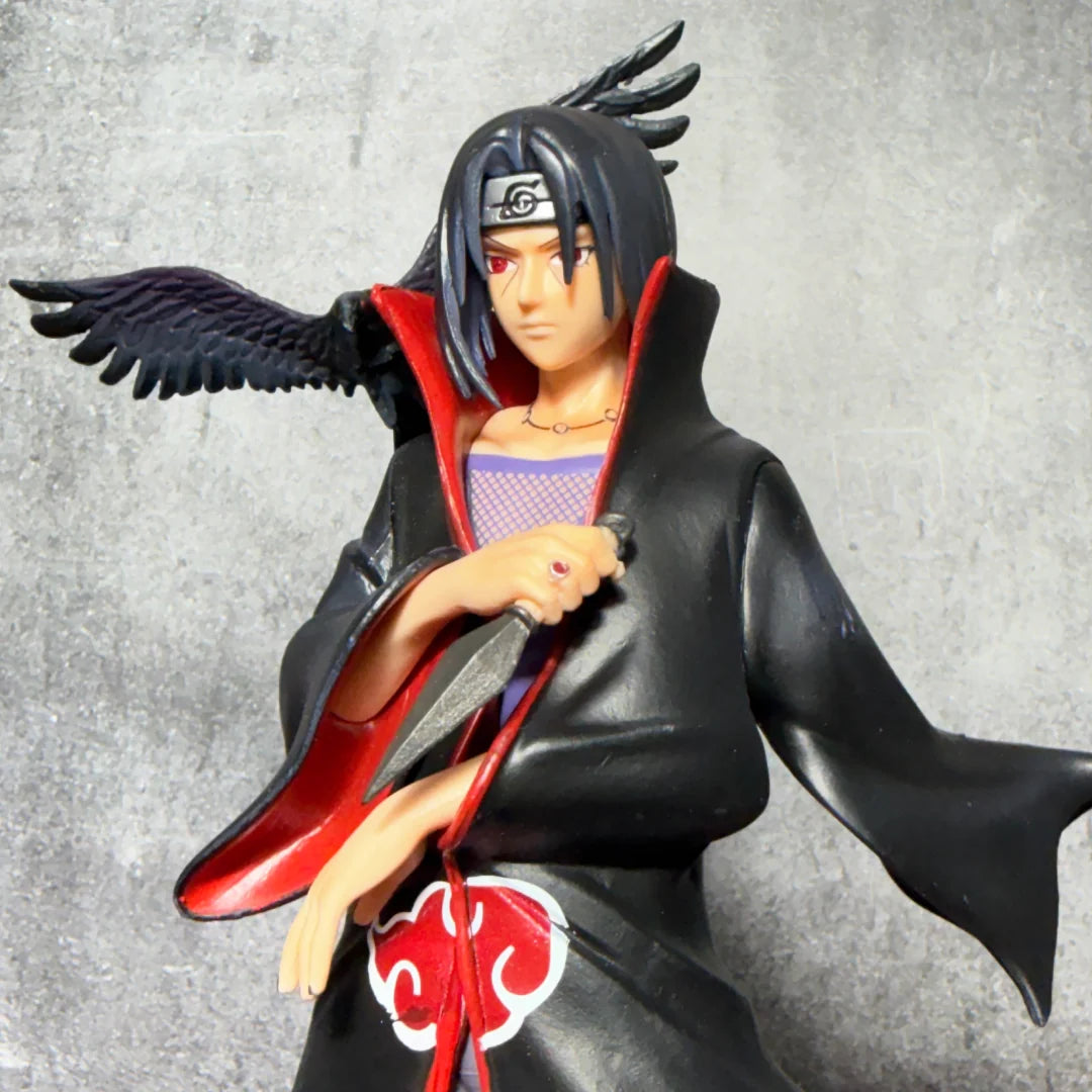 Naruto Shippuden Itachi Uchiha Akatsuki Crow Summoning Statue – 30cm Limited Edition Premium PVC Action Figure Collectible