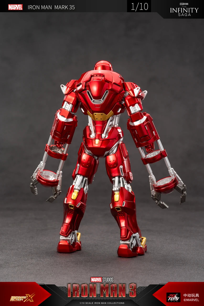 Marvel Iron Man Mark 35 Action Figure – Premium Collectible with Interchangeable Parts