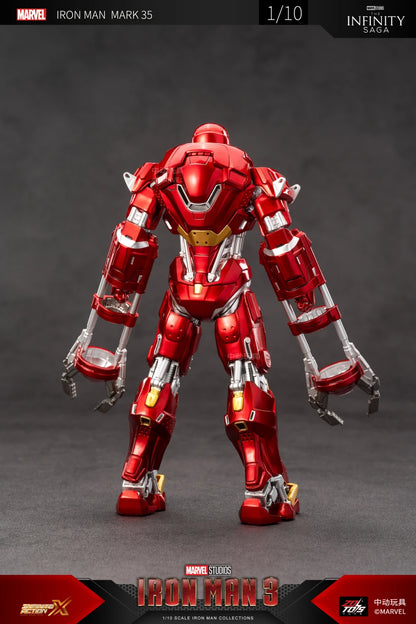 Marvel Iron Man Mark 35 Action Figure – Premium Collectible with Interchangeable Parts