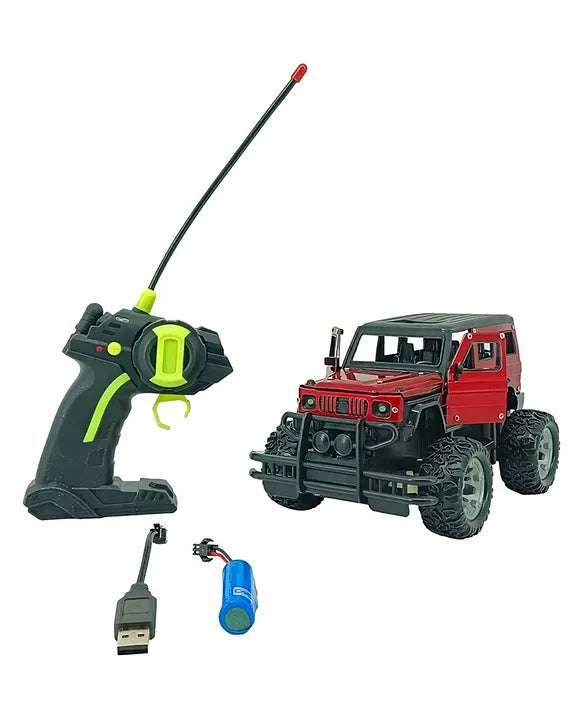 SANJARY Remote Control Metal Climbing Racing Jeep – Off-Road RC Vehicle Toy for Kids