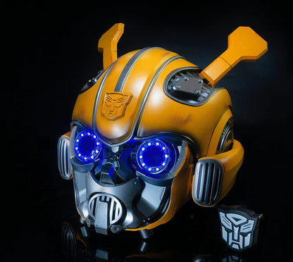 Transformers Bumblebee Transformable LED Helmet – Voice Control Wearable Cosplay Helmet (Limited Edition)