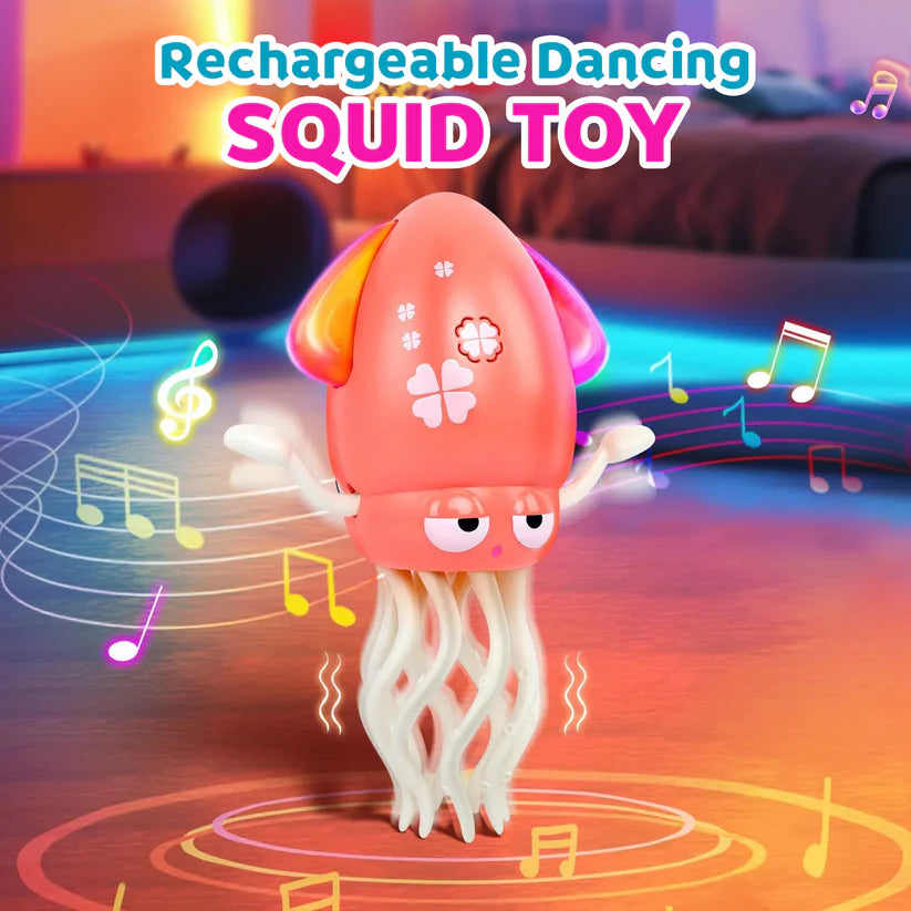 Dancing Octopus Electric Toy with LED Lights & Music – Automatic Crawling Smart Tentacle Baby Toy