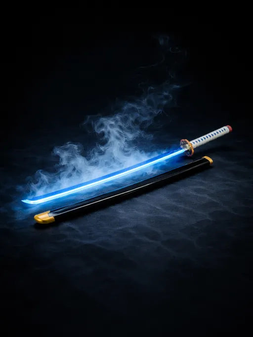 Muichiro Tokito Mist RGB Katana | Demon Slayer Premium Collector Replica ✨