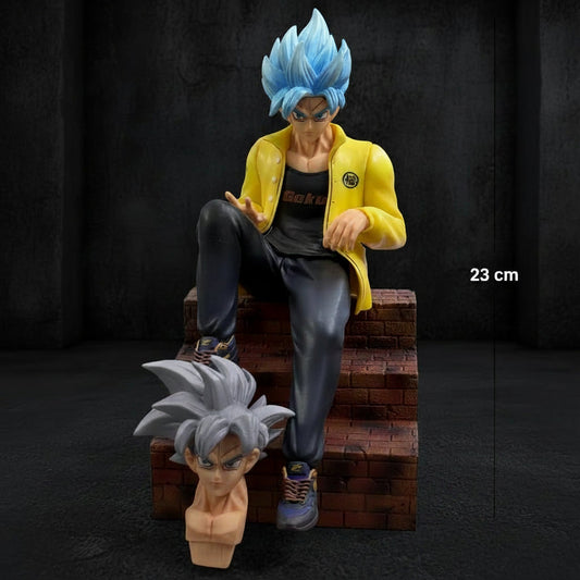 Dragon Ball Z Son Goku Sitting Figure – 23cm Collectible Action Statue