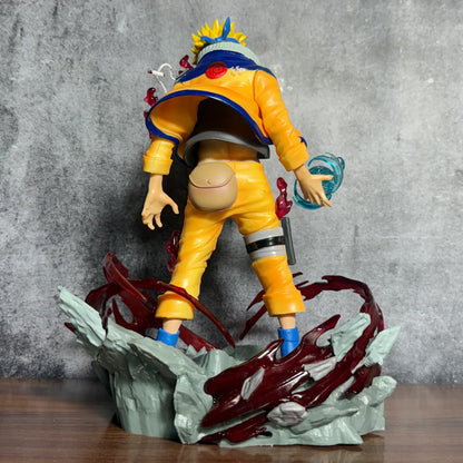 Naruto Uzumaki Rasengan Nine-Tails Chakra Statue – 24cm Premium Naruto Collectible Figure