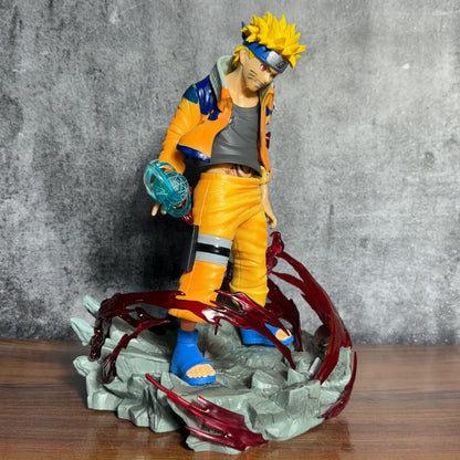 Naruto Uzumaki Rasengan Nine-Tails Chakra Statue – 24cm Premium Naruto Collectible Figure