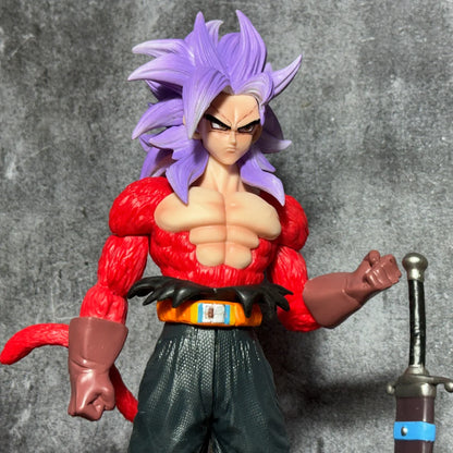 Dragon Ball Heroes Future Trunks Super Saiyan 4 Action Figure – 33cm Premium PVC Collectible Statue | Dragon Ball Heroes Display Figure for Desk, Shelf & Home Decor