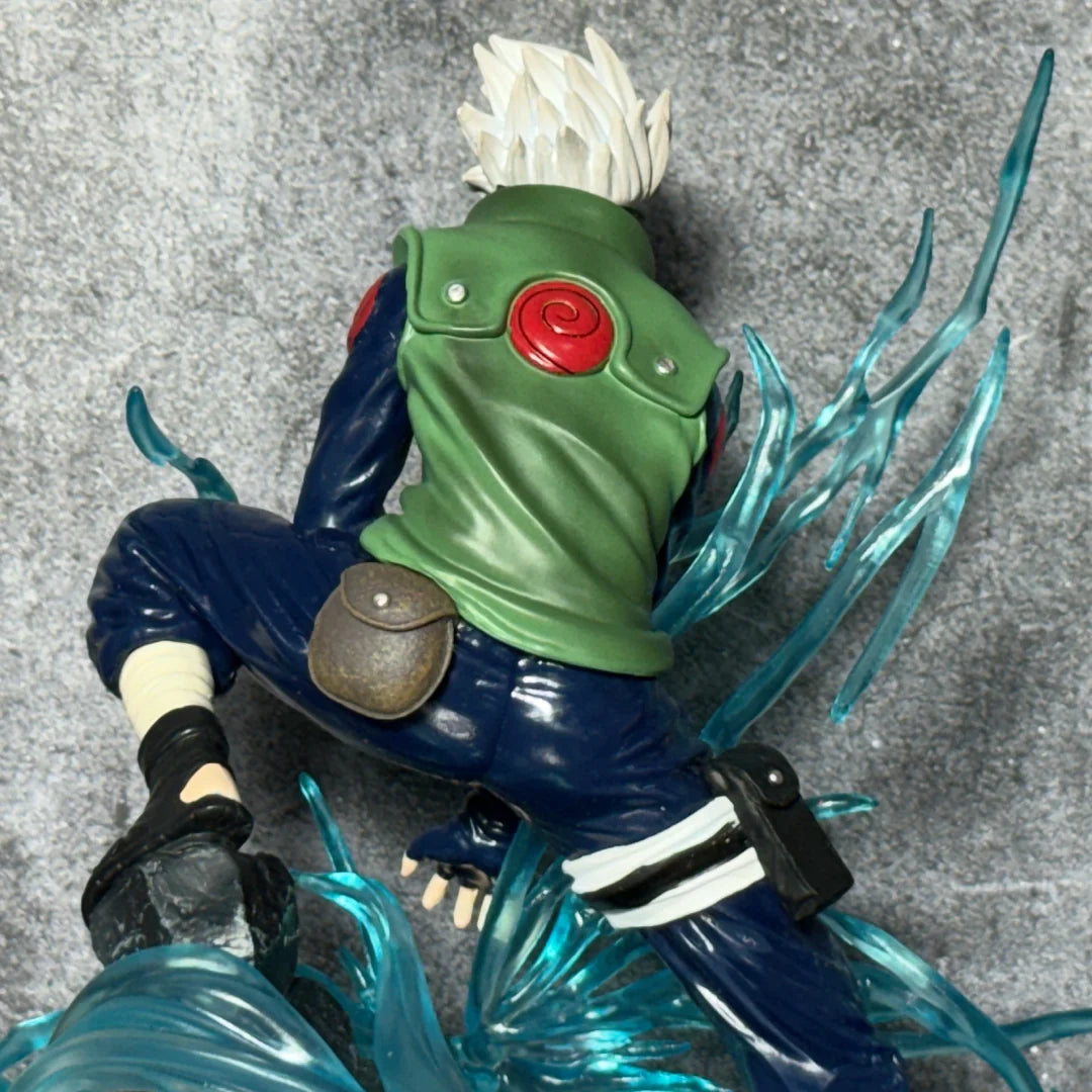 Naruto Shippuden Kakashi Hatake Chidori Lightning Blade Action Figure – 24cm Premium PVC Collectible Statue | Anime Display Figure for Desk, Shelf & Home Decor