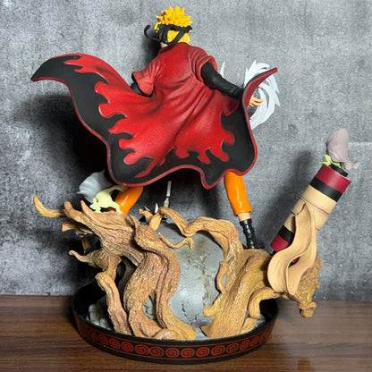 Naruto Shippuden Sage Mode Naruto with LED Gamabunta Summoning Diorama Statue – 30cm Premium PVC Action Figure Collectible