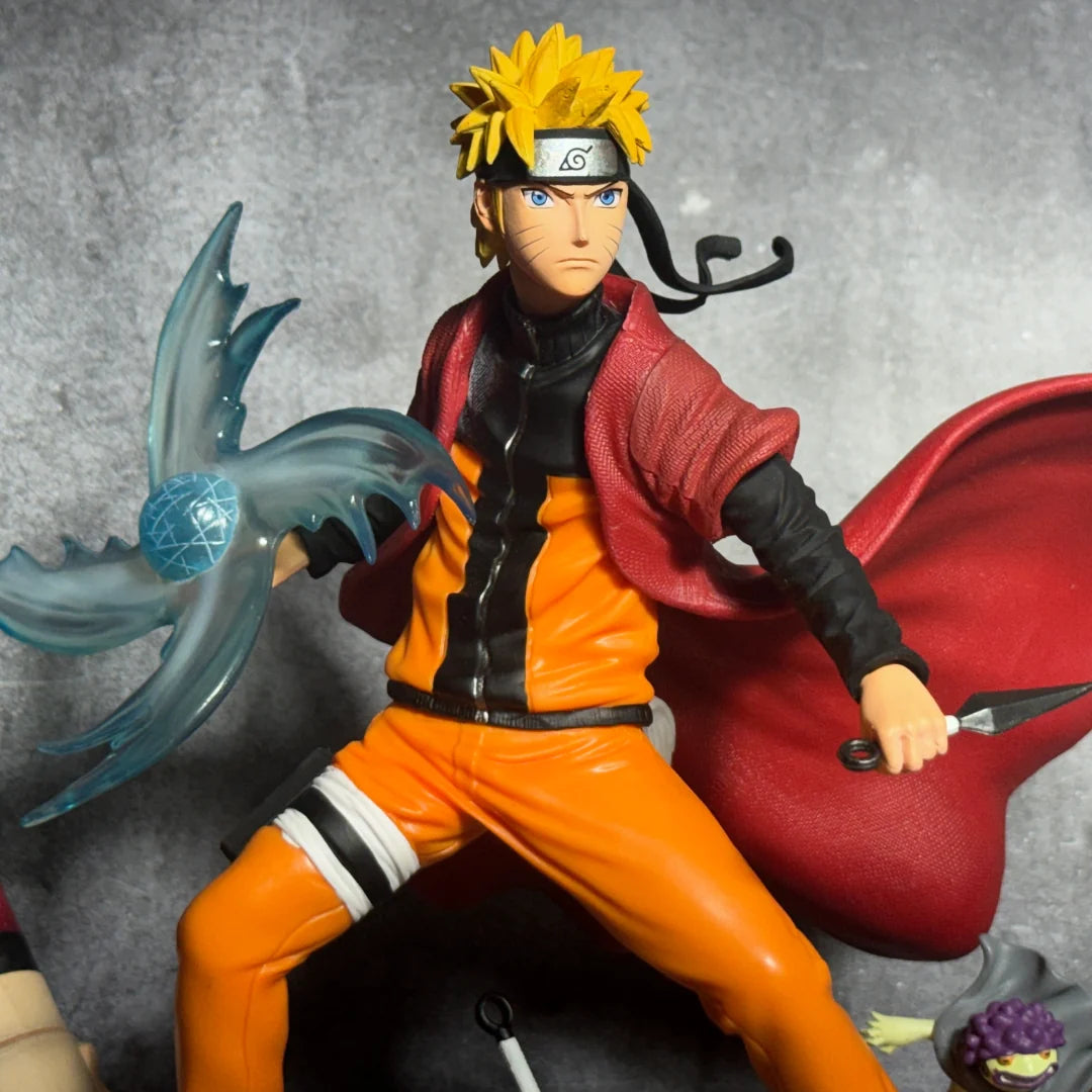 Naruto Shippuden Sage Mode Naruto with LED Gamabunta Summoning Diorama Statue – 30cm Premium PVC Action Figure Collectible