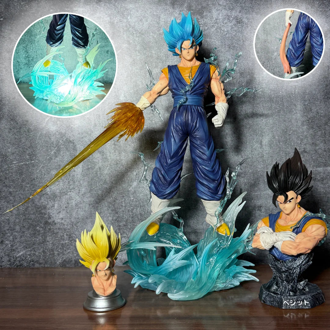 Dragon Ball Super Super Saiyan Blue Vegito with LED Spirit Sword & Light-Up Base – 40cm Premium Limited Edition PVC Action Figure Collectible