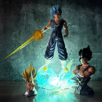 Dragon Ball Super Super Saiyan Blue Vegito with LED Spirit Sword & Light-Up Base – 40cm Premium Limited Edition PVC Action Figure Collectible