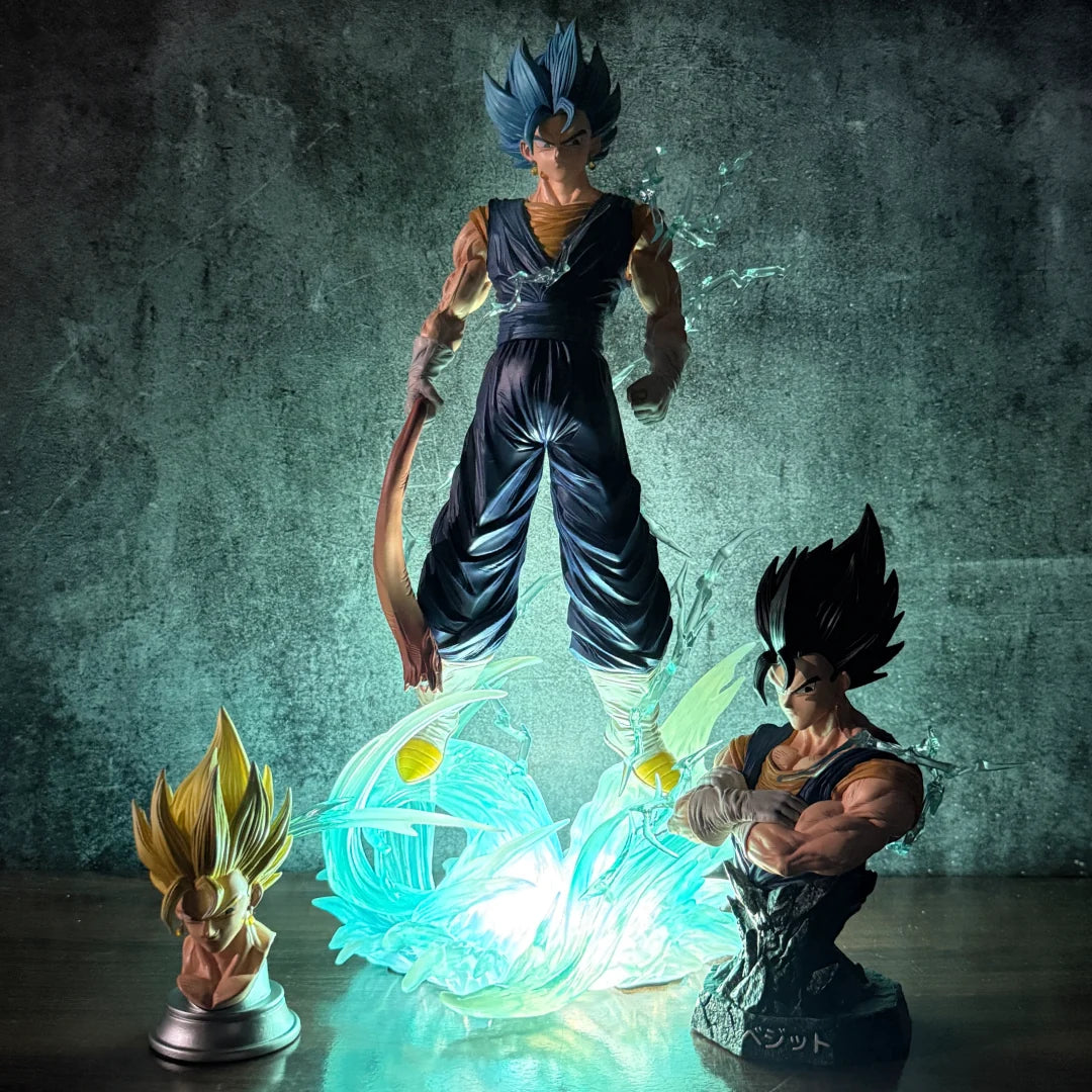 Dragon Ball Super Super Saiyan Blue Vegito with LED Spirit Sword & Light-Up Base – 40cm Premium Limited Edition PVC Action Figure Collectible